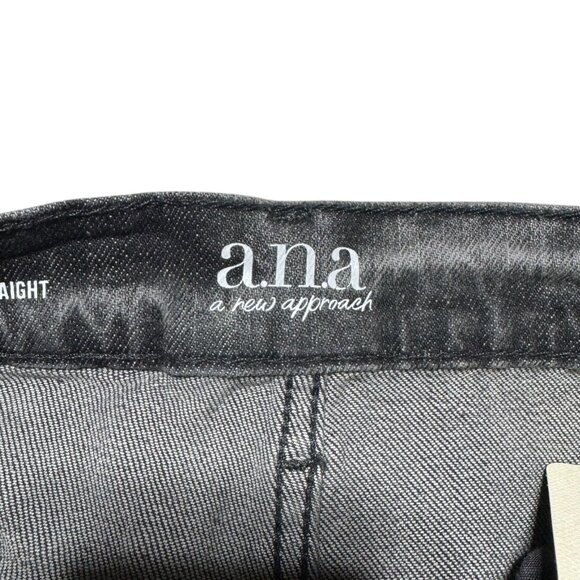 NWT A.N.A Highest Rise Vintage Straight Jeans Gray Size 10 Tall - Picture 11 of 12